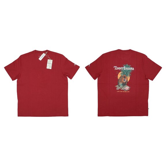 Tommy Bahama Other - Tommy Bahama Pineapple Paradise Football Short Sleeve Crew Neck Mens T-Shirt NWT